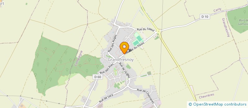 localisation de l'entreprise MONSIEUR HUSEYIN KIRAZ  GRANDFRESNOY