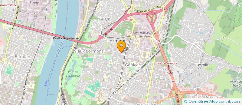 localisation de l'entreprise MONSIEUR HUSEYIN KOC  LORMONT