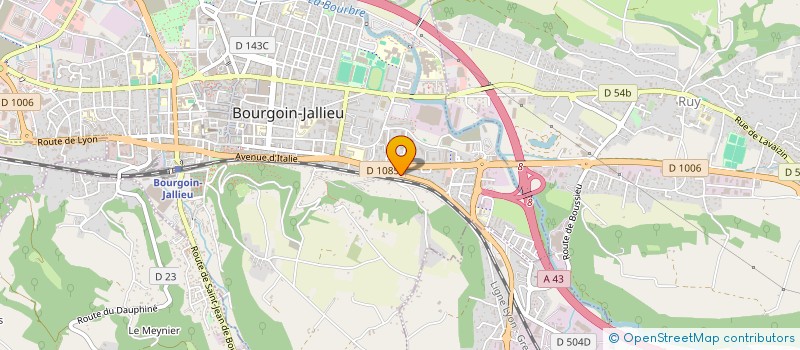 localisation de l'entreprise MONSIEUR HUSEYIN KOZAN à BOURGOIN-JALLIEU