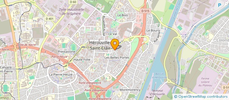 localisation de l'entreprise MONSIEUR HUSEYIN OZ à HEROUVILLE SAINT CLAIR