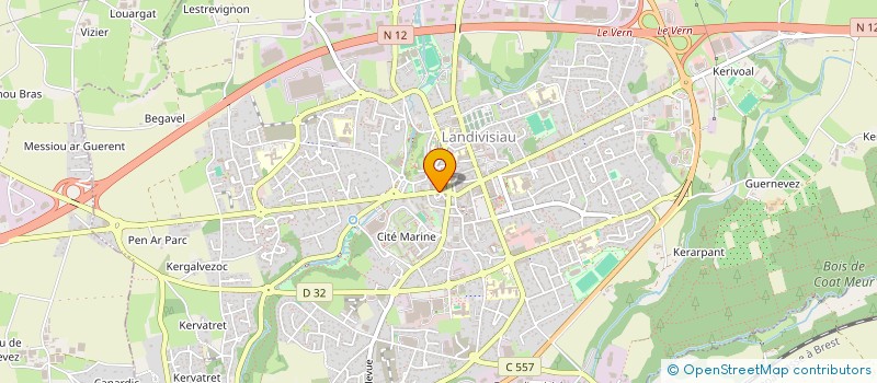 localisation de l'entreprise MONSIEUR HUSEYIN OZBABA à LANDIVISIAU