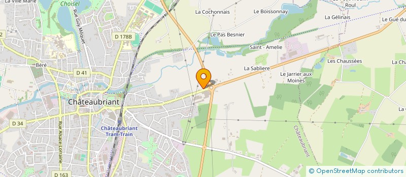 localisation de l'entreprise MONSIEUR HUSEYIN OZKAN  CHATEAUBRIANT