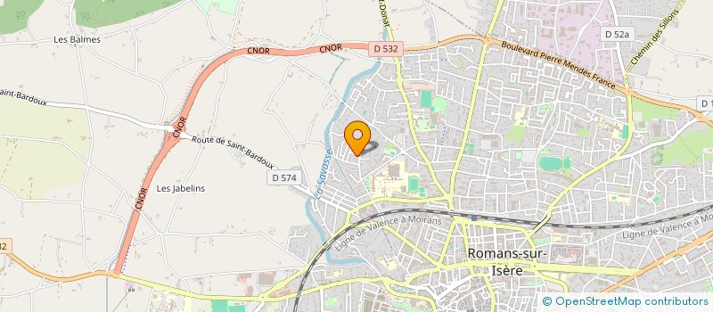 localisation de l'entreprise MONSIEUR HUSEYIN SAHIN  ROMANS-SUR-ISERE