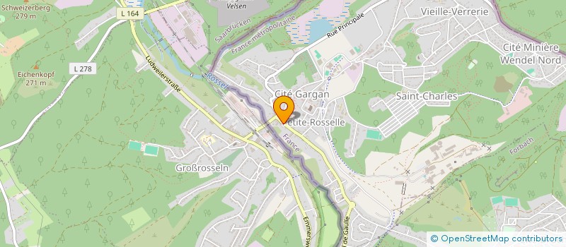 localisation de l'entreprise MONSIEUR HUSEYIN SALEH KASSIM  PETITE-ROSSELLE