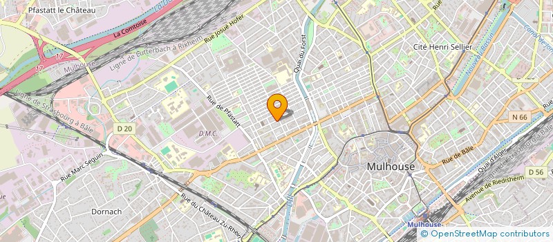 localisation de l'entreprise MONSIEUR HUSEYIN SAZPINARI  MULHOUSE