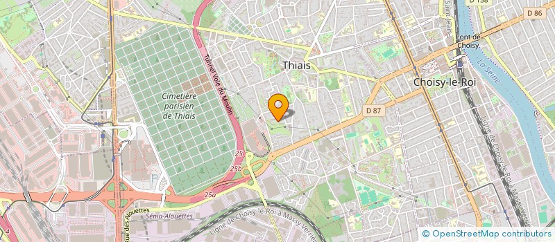 localisation de l'entreprise MONSIEUR HUSEYIN SELVI  THIAIS