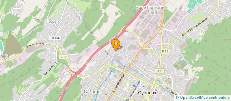localisation de l'entreprise MONSIEUR HUSEYIN SUMER  OYONNAX