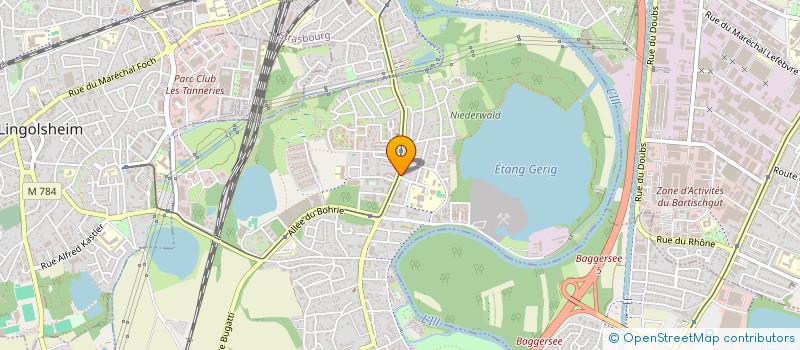 localisation de l'entreprise MONSIEUR HUSEYIN TEKE  OSTWALD