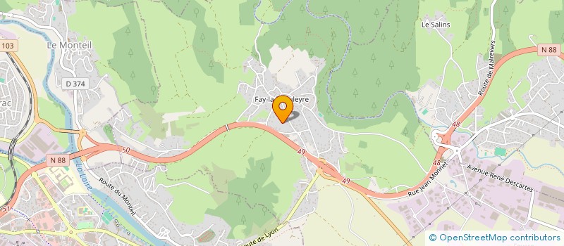 localisation de l'entreprise MONSIEUR HUSEYIN TIRYAKI  SAINT-GERMAIN-LAPRADE