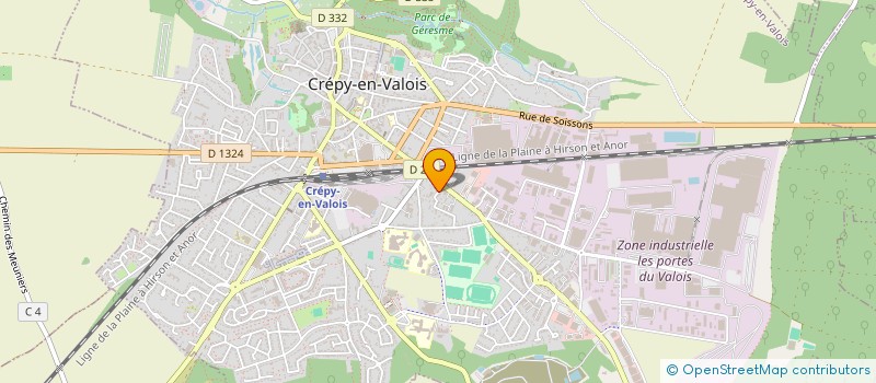 localisation de l'entreprise MONSIEUR HUSEYIN YILDIRIM  CREPY-EN-VALOIS