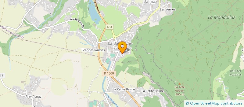 localisation de l'entreprise MONSIEUR HUSEYIN YILDIZ  LA BALME-DE-SILLINGY