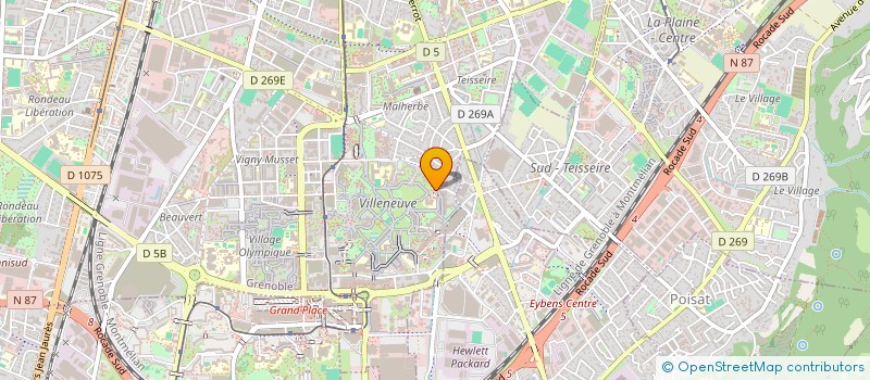 localisation de l'entreprise MONSIEUR HUSEYIN ZEYREK  GRENOBLE