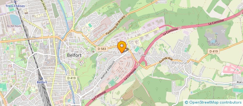 localisation de l'entreprise MONSIEUR HUSEYN RAHIMLI  BELFORT