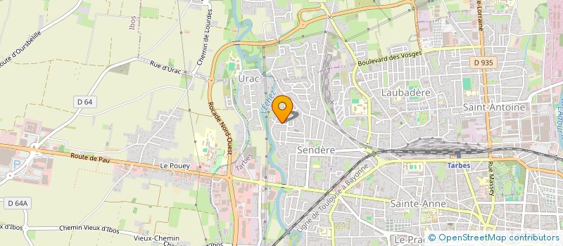 localisation de l'entreprise MONSIEUR HUSHENG LIN  TARBES