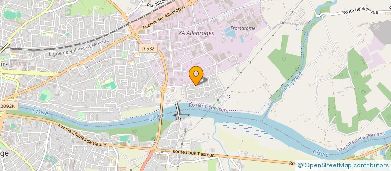 localisation de l'entreprise MONSIEUR HUSNU AKARSU  ROMANS-SUR-ISERE