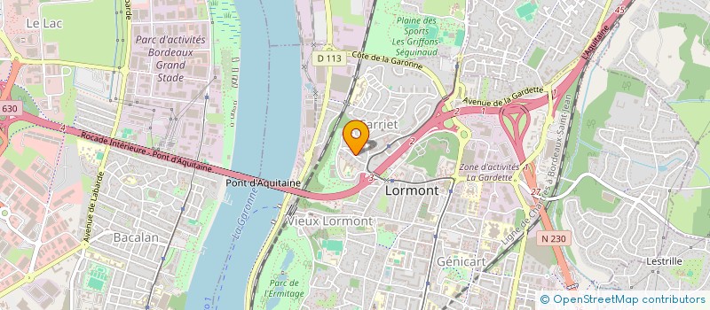 localisation de l'entreprise MONSIEUR HUSNU KARCI  LORMONT