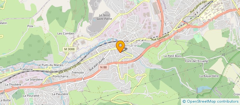 localisation de l'entreprise MONSIEUR HUSNU UZUN  LA RICAMARIE