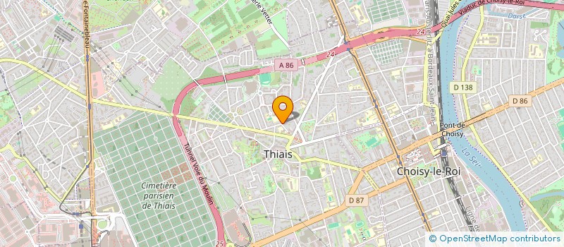 localisation de l'entreprise MONSIEUR HUSSAIN ARMAN  THIAIS