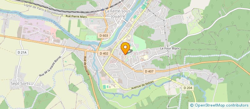 localisation de l'entreprise MONSIEUR HUSSAIN FAZAL à LA FERTE-SOUS-JOUARRE
