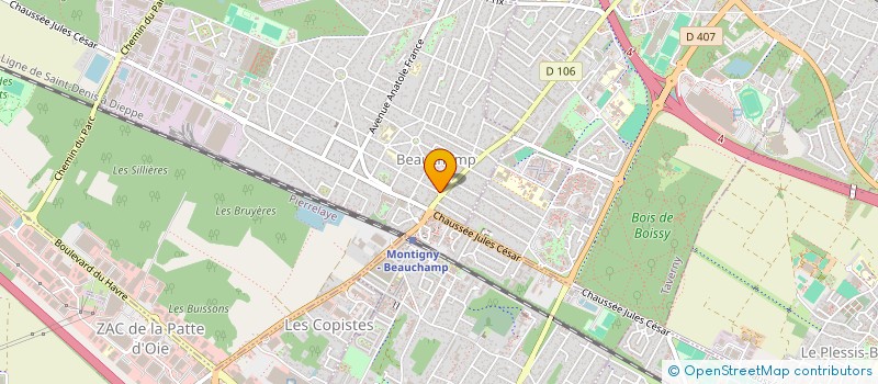 localisation de l'entreprise MONSIEUR HUSSAIN IQBAL  BEAUCHAMP