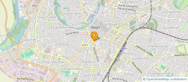 localisation de l'entreprise MONSIEUR HUSSAIN JABIAN  NIORT