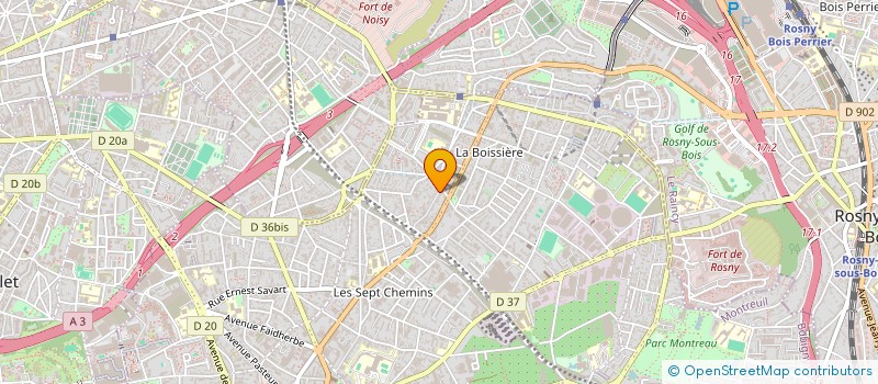 localisation de l'entreprise MONSIEUR HUSSAIN MD AKMOL à MONTREUIL