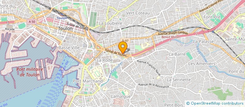 localisation de l'entreprise MONSIEUR HUSSAIN MOHAMMAD  TOULON