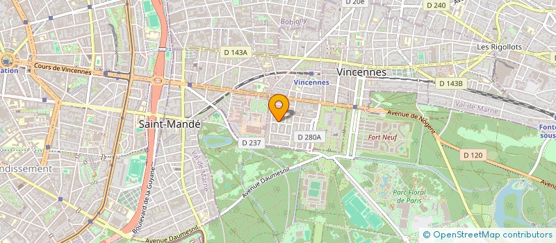 localisation de l'entreprise MONSIEUR HUSSAIN MUNAWAR à VINCENNES