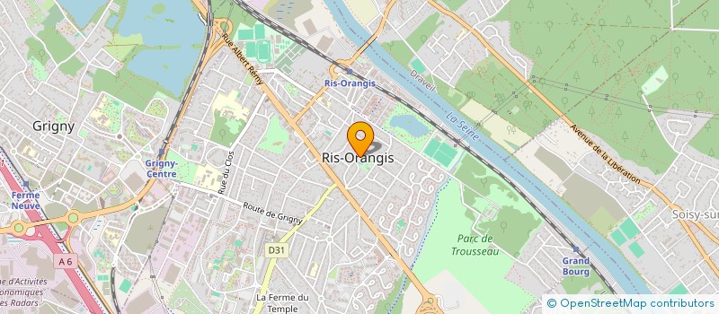 localisation de l'entreprise MONSIEUR HUSSAIN MUSTAFA  RIS-ORANGIS