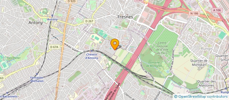 localisation de l'entreprise MONSIEUR HUSSAIN QHORBANI à ANTONY