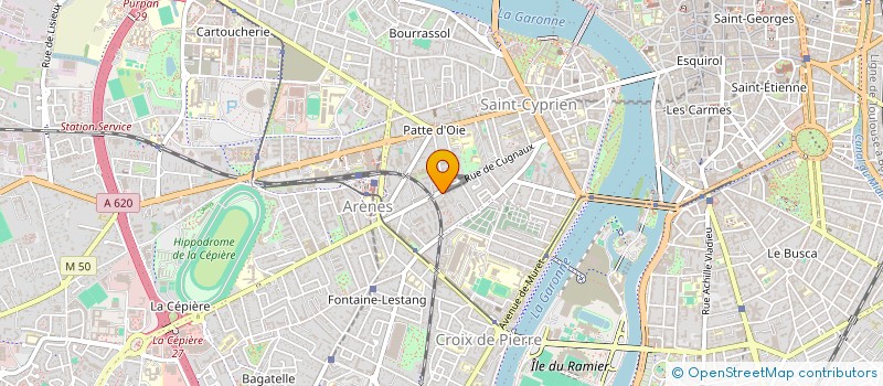 localisation de l'entreprise MONSIEUR HUSSAIN RAHIMI  TOULOUSE