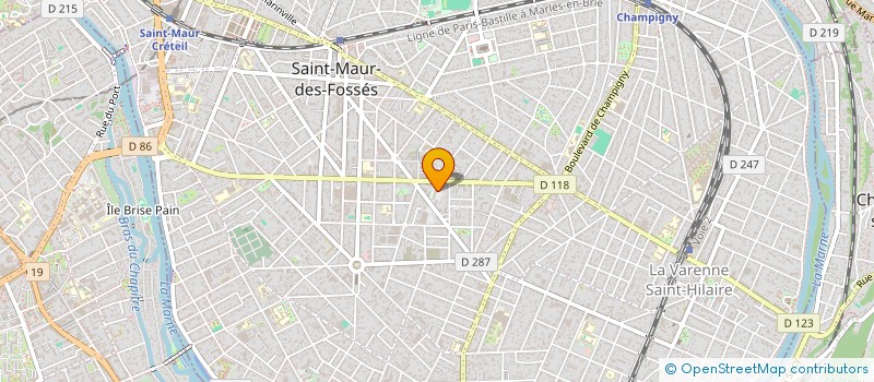 localisation de l'entreprise MONSIEUR HUSSAIN TAHIR NAEEM  SAINT-MAUR-DES-FOSSES