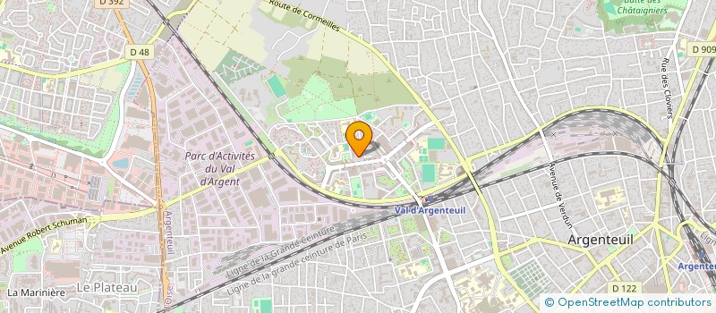 localisation de l'entreprise MONSIEUR HUSSAIN WALAYAT  ARGENTEUIL