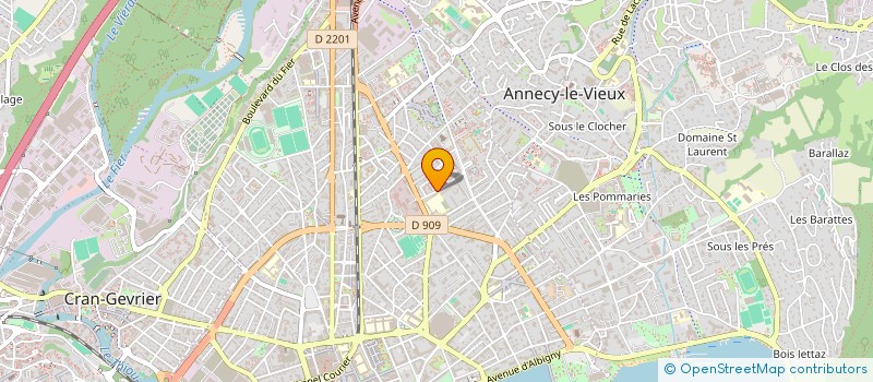 localisation de l'entreprise MONSIEUR HUSSAN ABDALLAH ISHAK  ANNECY