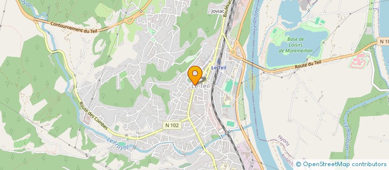 localisation de l'entreprise MONSIEUR HUSSEIN ABBAS  LE TEIL