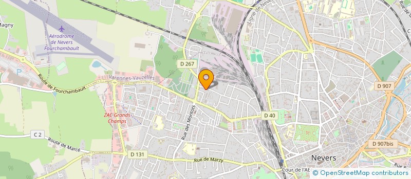 localisation de l'entreprise MONSIEUR HUSSEIN ABDI OMAR à NEVERS