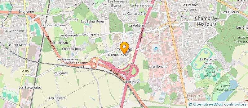 localisation de l'entreprise MONSIEUR HUSSEIN EL AYOUBI  CHAMBRAY-LES-TOURS