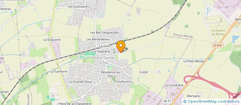 localisation de l'entreprise MONSIEUR HUSSEIN FAYAD  NOTRE-DAME-D'OE