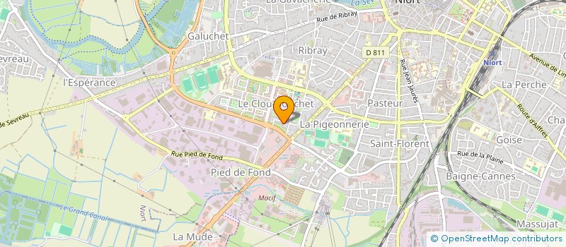localisation de l'entreprise MONSIEUR HUSSEIN HAJI GOBANA à NIORT