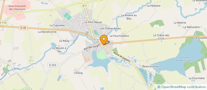 localisation de l'entreprise MONSIEUR HUSSEIN JOMAA  JUBLAINS