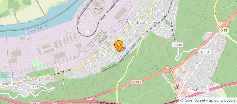 localisation de l'entreprise MONSIEUR HUSSEIN MEETHAQ NORI  GRAND-COURONNE