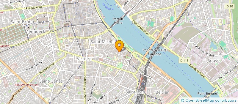 localisation de l'entreprise MONSIEUR HUSSEIN MOHAMED HUSSEIN  BORDEAUX