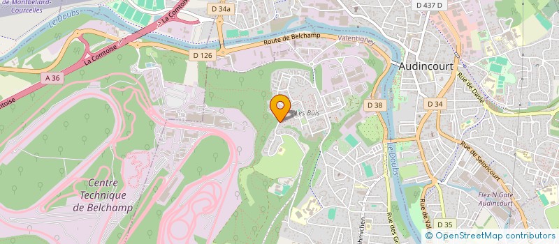 localisation de l'entreprise MONSIEUR HUSSEYIN TEKIN  VALENTIGNEY