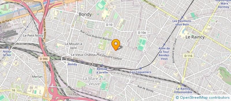 localisation de l'entreprise MONSIEUR HUTHIEAN CHHENG  BONDY