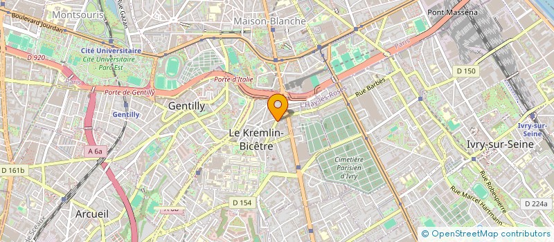 localisation de l'entreprise MONSIEUR HUU-DUY NGUYEN à LE KREMLIN-BICETRE
