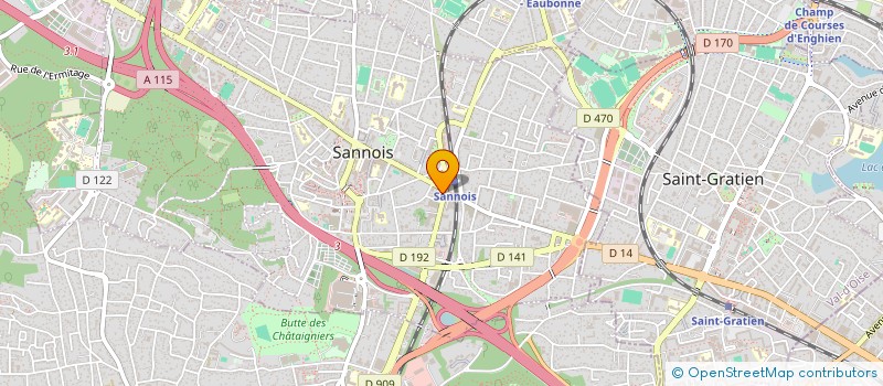 localisation de l'entreprise MONSIEUR HUU HUY TRUONG  SANNOIS