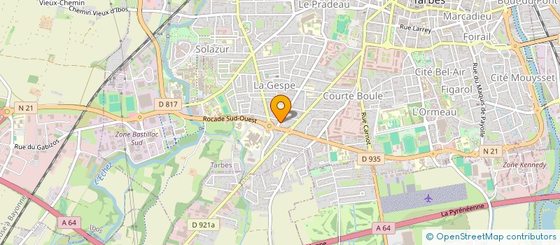 localisation de l'entreprise MONSIEUR HUU-LE LAM  TARBES