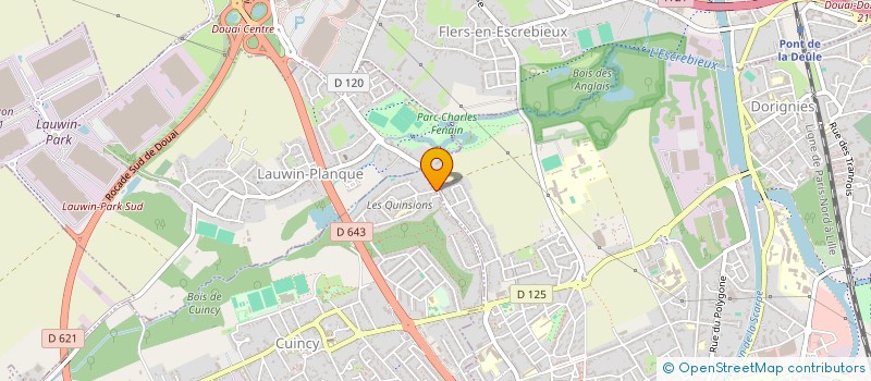 localisation de l'entreprise MONSIEUR HUU NGUYEN  CUINCY