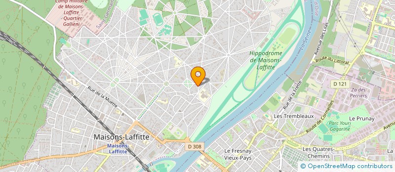 localisation de l'entreprise MONSIEUR HUU NGUYEN  MAISONS-LAFFITTE