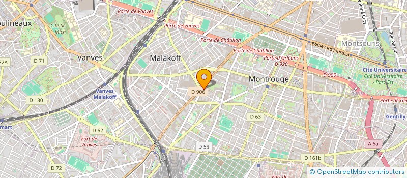 localisation de l'entreprise MONSIEUR HUU PHAM à MONTROUGE